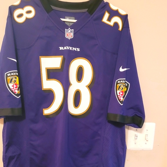 Nike Other - Elvis Dumervil Baltimore Ravens Nike Youth Team Color Game Jersey - Purple